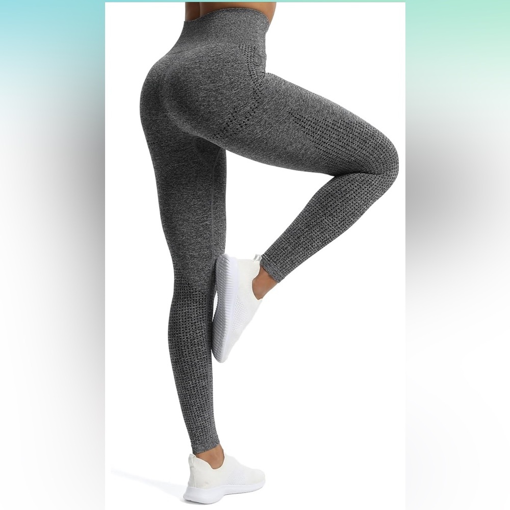 Aoxjox High Waist Workout Vital Seamless Leggings - Picture 5 of 6